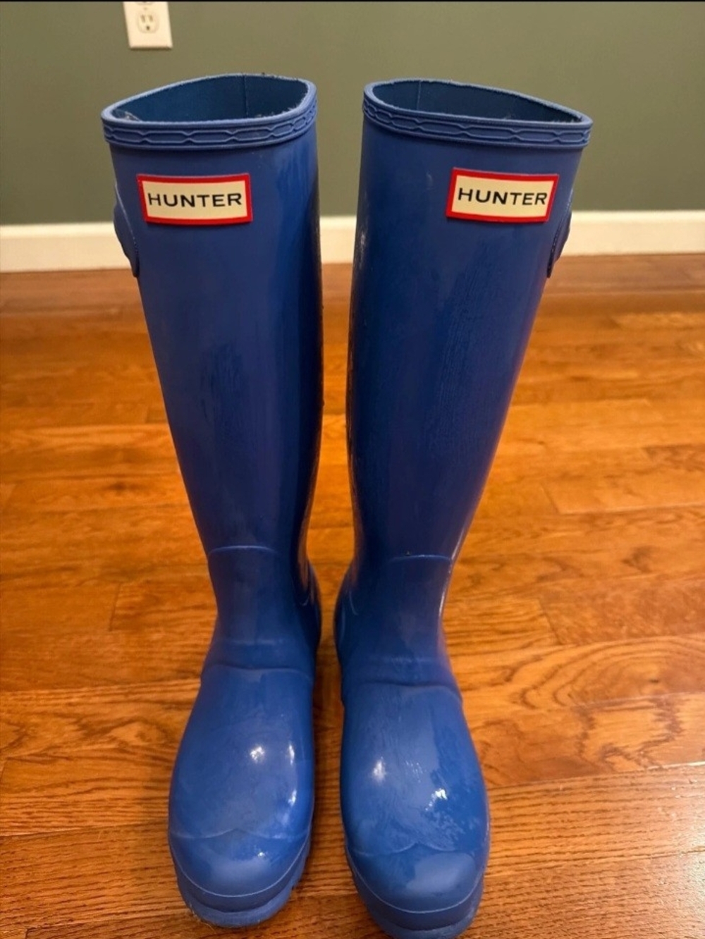 Hunter Women Tall Rain Boots in Royal Blue